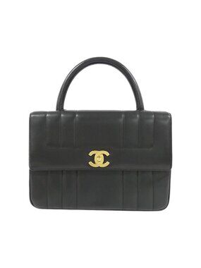 Chanel Vintage Bag Handbag Black